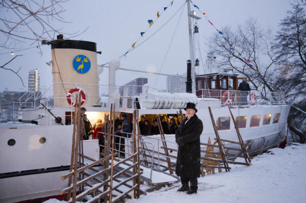 Julbordsbåten till Långholmen